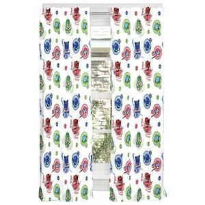 PJ Masks Microfiber Window Curtains 82x63in Cartoon Panels Kids Room